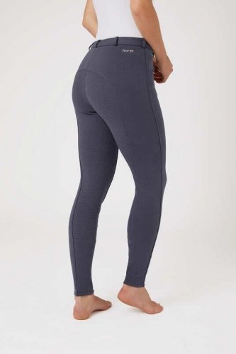 Bryczesy damskie ACTIVE - HORZE - blackened pearl grey
