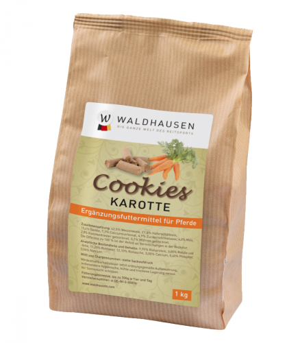 Cukierki dla koni COOKIES - WALDHAUSEN - marchew