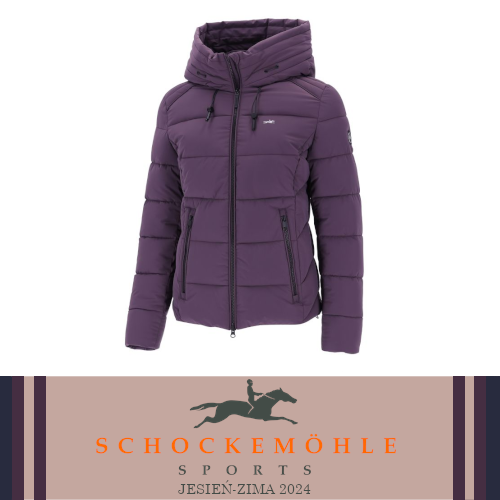 Kurtka damska SPFenja AW24 - Schockemohle - deep mauve