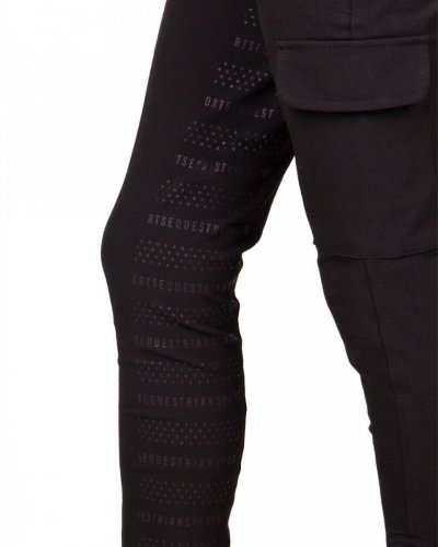 Bryczesy młodzieżowe SWEN JUNIOR Leg Grip SS23 - QHP