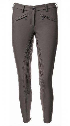 Bryczesy Pikeur LATINA GRIP SOFTSHELL z silikonowym lejem - schoko