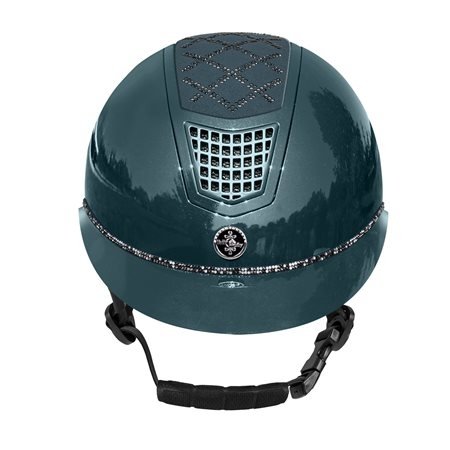 Kask Quantinum W-V Spotlight Shiny Silver - ciemnozielony  - Fair Play