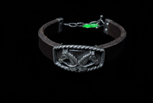 Bransoletka Końskie Głowy- Wróbel