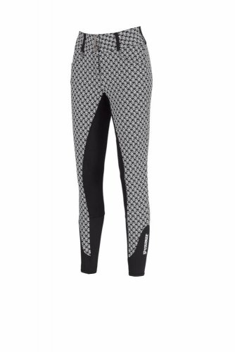 Bryczesy damskie CANDELA PRINT MC - Pikeur - black/white