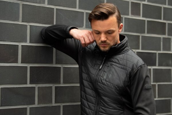 Kurtka męska ZIP-JACKET MEN Heritage 23/24 - Eskadron - basalt grey