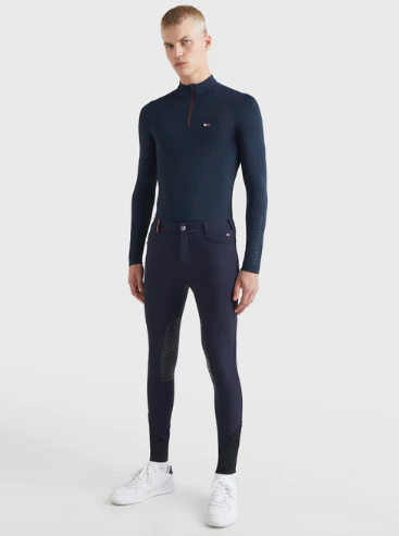 Bryczesy męskie CLASSIC - Tommy Hilfiger Equestrian - desert sky