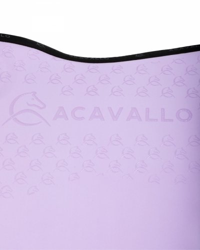 Czaprak skokowy Gell grip &amp; Bamboo Fiber - ACAVALLO - lilla/black