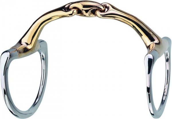 Wędzidło z łącznikiem oliwkowe DYNAMIC RS 16mm - SPRENGER