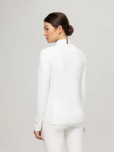 Bluzka konkursowa damska CHARLOTTE BUTTON-UP - Tommy Hilfiger Equestrian - optic white