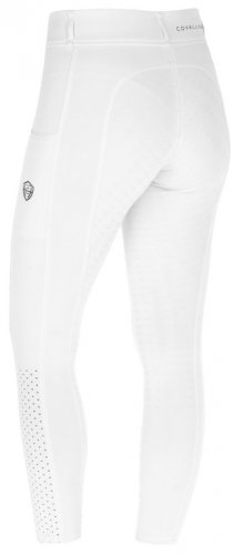 Legginsy kompresyjne młodzieżowe SS25 - białe - Covalliero 