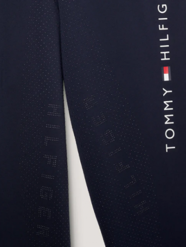 Legginsy damskie zimowe ELMIRA WINTER - Tommy Hilfiger Equestrian - desert sky