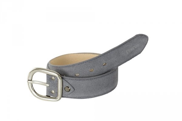 Pasek do spodni skórzany - Pikeur - grey