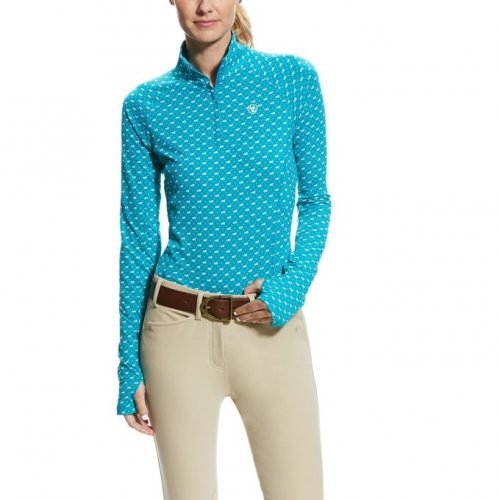 Bluza LOWELL damska - Ariat - atomic blue
