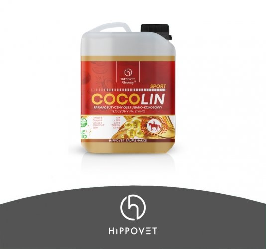 Olej lniano-kokosowy 2,5L Cocolin SPORT - Hippovet Pharmacy