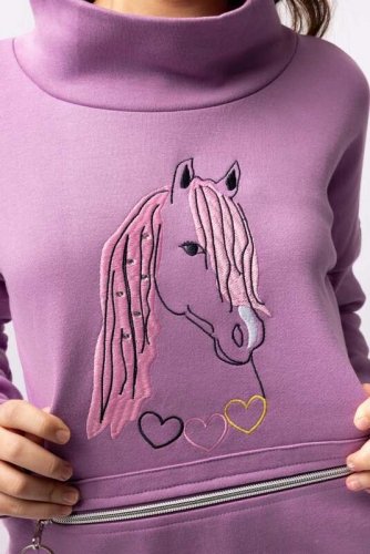 Bluza z wysokim kołnierzem BRUNA - Horze 