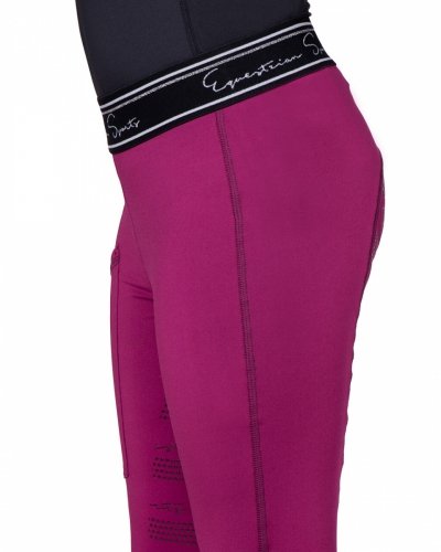 Legginsy jeździeckie młodzieżowe EDEN - QHP