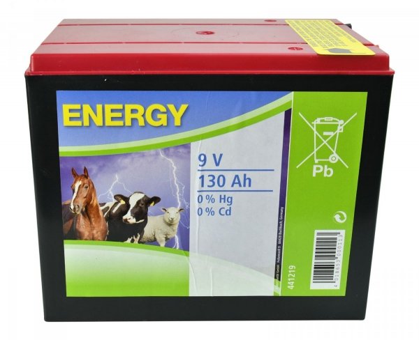 Bateria chlorkowa do elektryzatora 9V 130Ah 