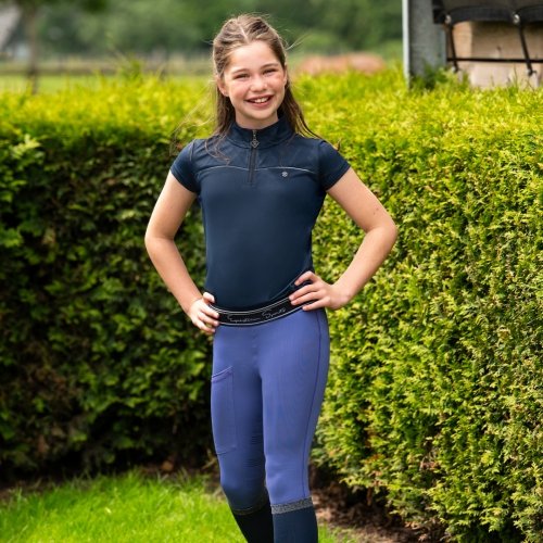 Koszulka sportowa młodzieżowa Nyomi Junior SS25 - QHP