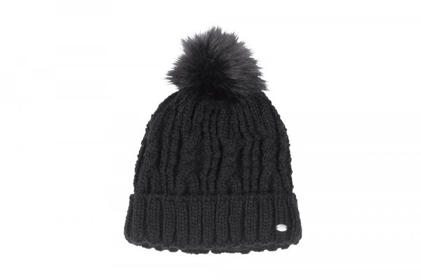 Czapka zimowa z pomponem - Pikeur - black