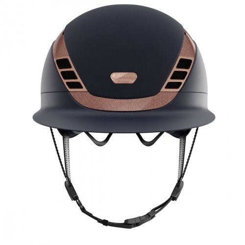 Kask ABUS AirLuxe SUPREME L.V. - Pikeur - midnight blue/rose gold