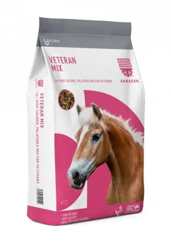 Pasza dla koni starszych Veteran Mix 20 kg - Saracen