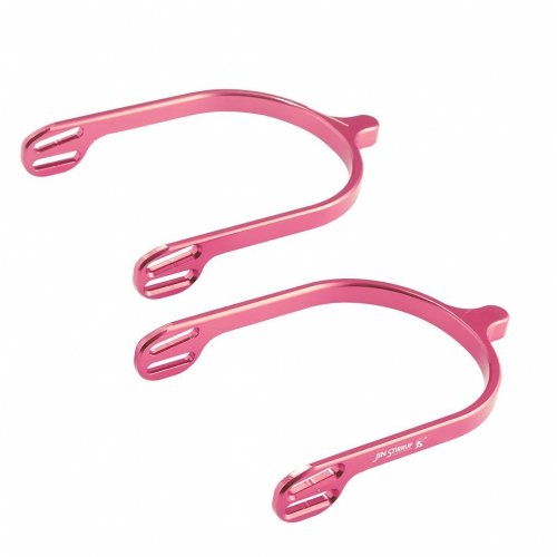 Ostrogi aluminiowe Medium- fuxia - Jin Stirrup