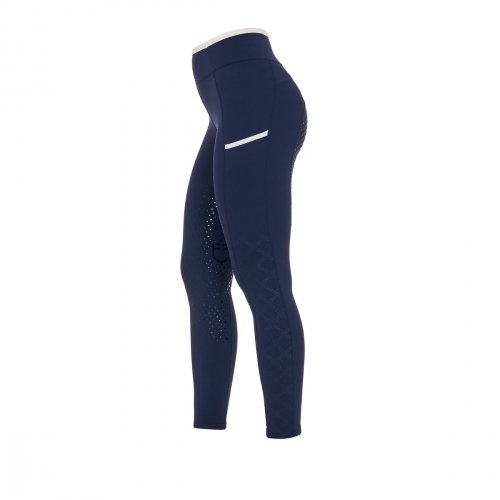  Leggisny Hybrid Perforated - granatowe - EQUESTRO
