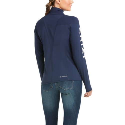 Bluzka damska AUBURN LS SS21 - Ariat - team navy