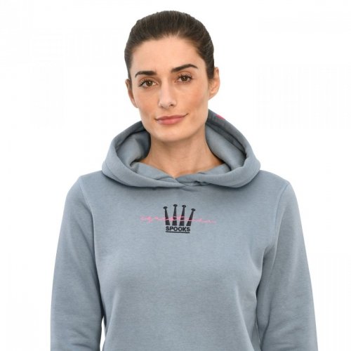 Bluza damska z kapturem LUHNA SS22 - Spooks - dusty blue