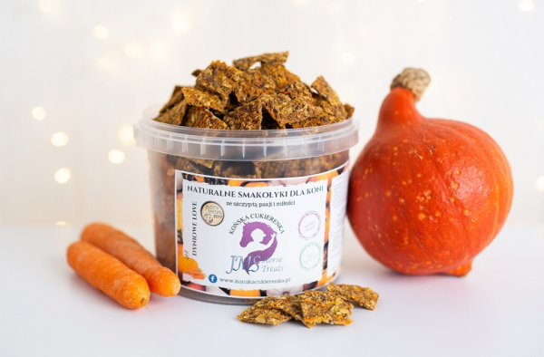 Naturalne ciasteczka 1,2L - Końska Cukierenka - dynia