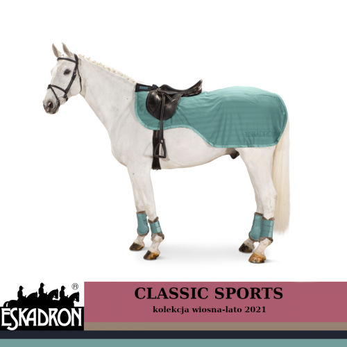 Derka treningowa siatkowa COOLER EXERCISE - CLASSIC SPORTS wiosna-lato 2021 - Eskadron - balsamgreen