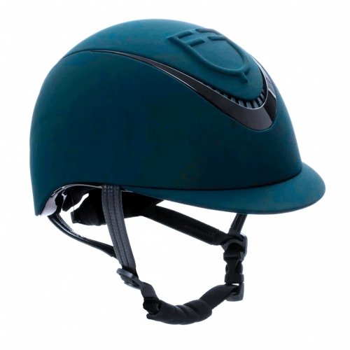 Kask Meteor embossed - EQUESTRO - blue coral 