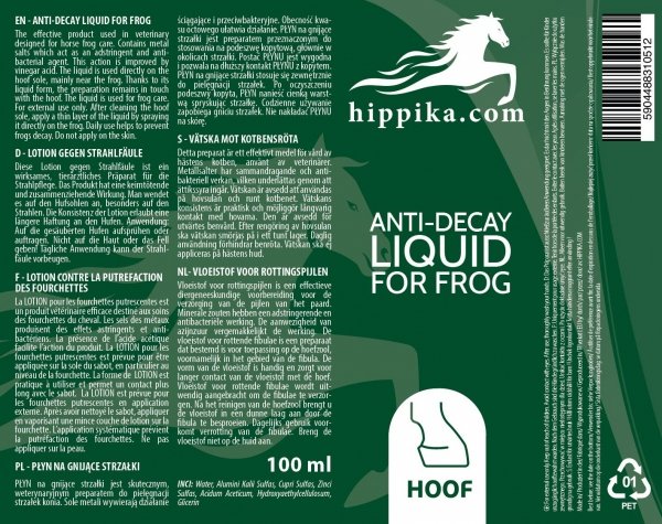 Płyn na gnijące strzałki w sprayu 100ml - HIPPIKA.COM