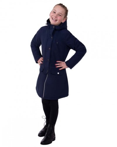 Kurtka zimowa młodzieżowa LINDE AW 22/23 - QHP - navy