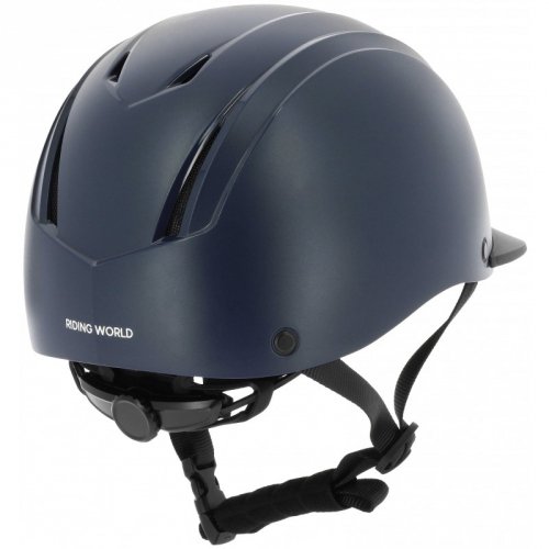 Kask jeździecki TOPY - RIDING WORLD - granatowy