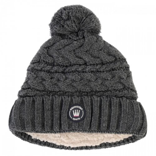 Czapka zimowa z pomponem NICKIE AW 22/23 - Spooks - grey