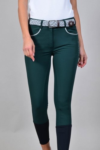 Bryczesy damskie VOGUE Grip - Harcour - green (jungle)