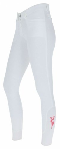 Bryczesy Janne x PinkRibbon - Covalliero - white 