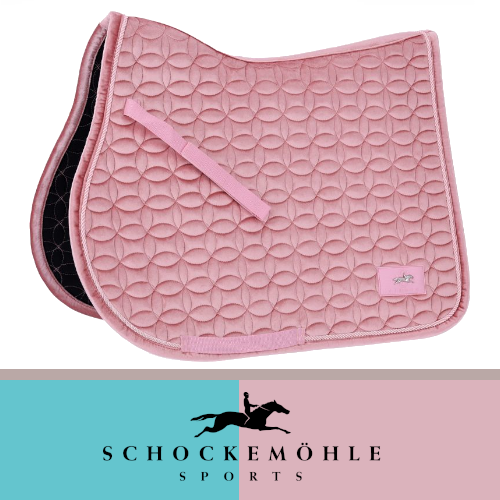 Potnik wszechstronny Velvet Balance Pad Jumping Style SS25 - Schockemohle - dusty pink