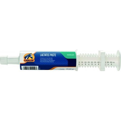 Suplement w paście wspierający regeneracje mięśni LactaTec Paste 60g - CAVALOR - tuba