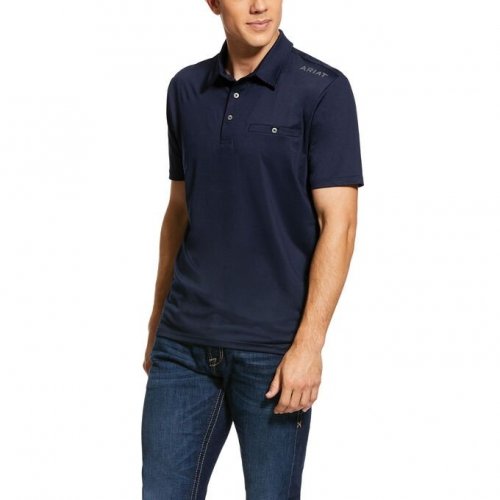 Koszulka męska NORCO POLO SS20 - ARIAT - navy