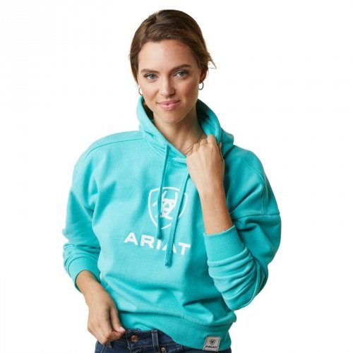 Bluza damska JUST HOODIE - Ariat - heather pool blue