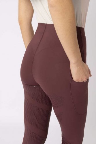 Legginsy jeździeckie damskie VIKTORIA Full Grip - B//Vertigo