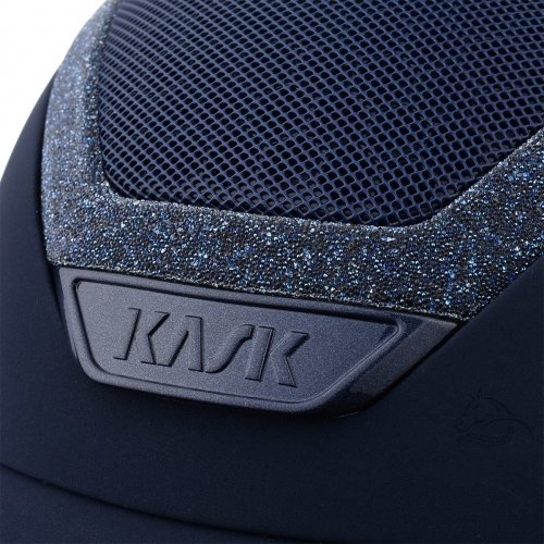 Kask Dogma Chrome Light Swarovski Frame - KASK - granatowy - roz. 55-56