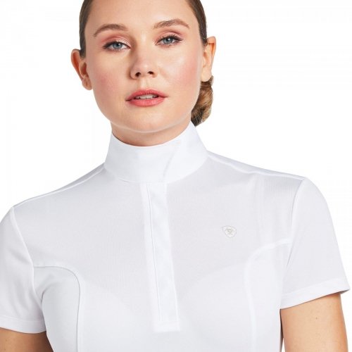 Koszulka konkursowa damska APTOS SHOW TOP - Ariat - white