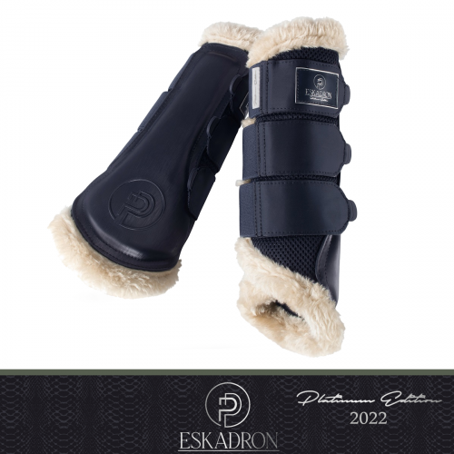 Ochraniacze MESH FAUXFUR Platinum 2022 - Eskadron - navy