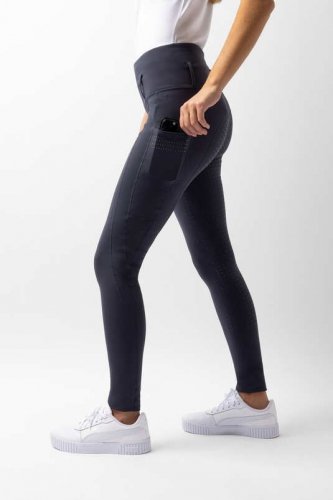 Legginsy jeździeckie przejściowe SERENA - Horze - ink navy 