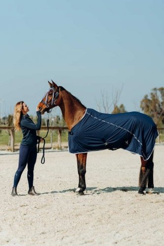 Derka siatkowa DORCHESTER - HORZE - peacoat dark blue