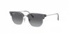OKULARY DZIECIĘCE RAY-BAN® JUNIOR NEW CLUBMASTER RJ 9116S 7134T3 47 Z POLARYZACJĄ