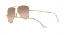 OKULARY RAY-BAN® AVIATOR LARGE METAL RB 3025 001/3E 58 ROZMIAR M